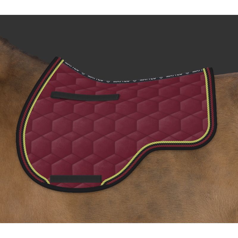 Mattes Velvet  Eurofit saddle pad - design your own 