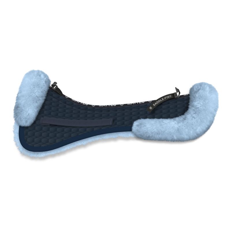 Made to mesure  Sheepskin Mattes saddle pad with chose your own corrective pads 